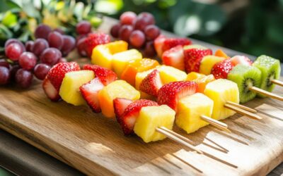 Brochettes de fruits : tous nos conseils pour bien les préparer et sublimer vos fruits d’été